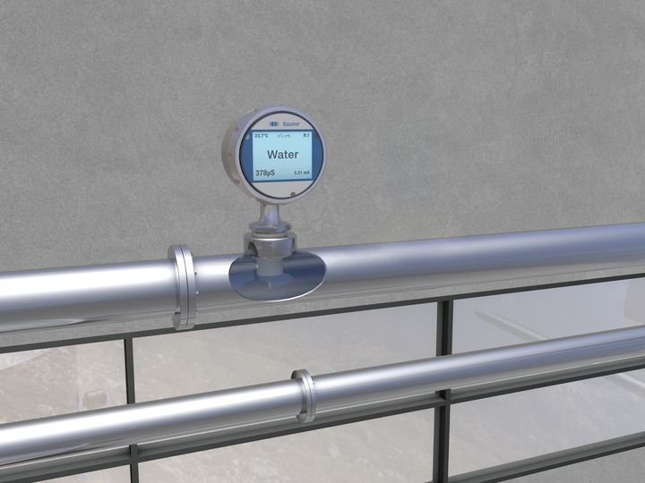 Messung der Spülwasserreinheit / Phasentrennung von Reinigungsmedien und Wasser (CIP-Stufen)