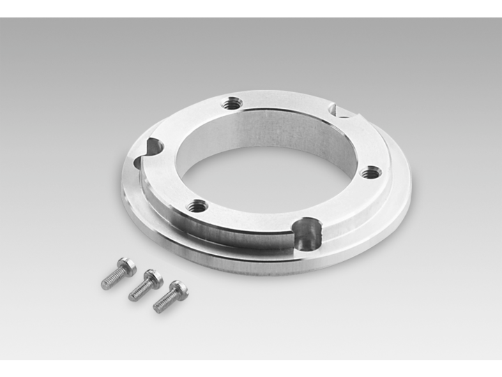 Mounting solid shaft encoders – Adaptor plate for clamping flange for modification into synchro flange – Adaptor plate for clamping flange for modification into synchro flange (Z 119.013)