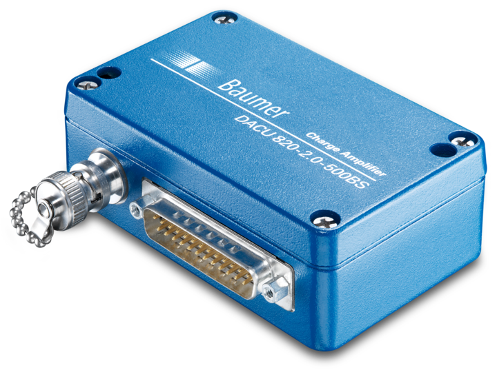 Charge Amplifier – DACU 800-0.0-1K0-BS – DACU 820 – Multi-range charge amplifier for piezoelectric sensors 