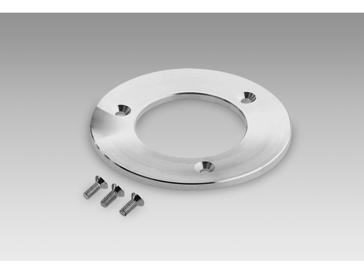 Mounting solid shaft encoders – Adaptor plate for clamping flange for modification into flange diameter 65 mm (Z 119.033)